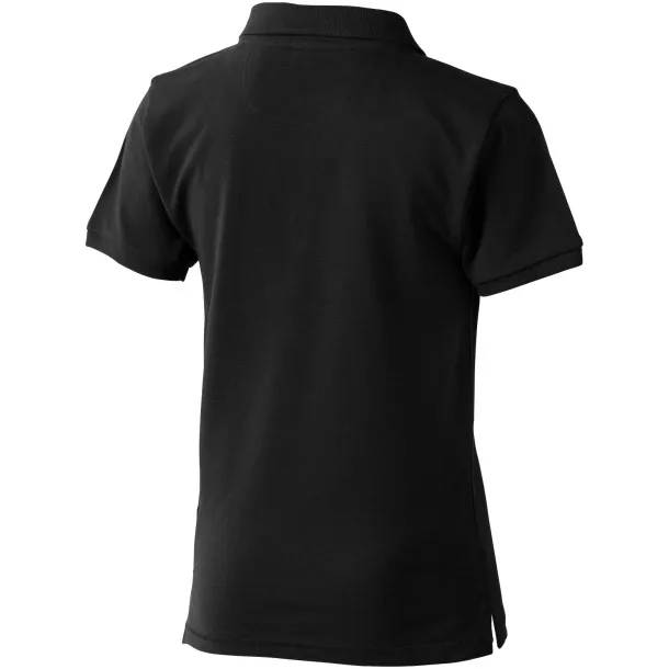 Calgary dječja polo majica kratkih rukava - Elevate Solid black