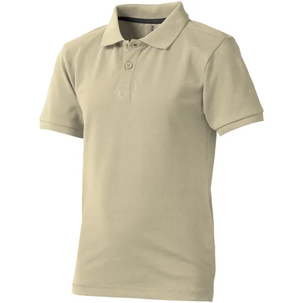 Calgary dječja polo majica kratkih rukava - Elevate Khaki