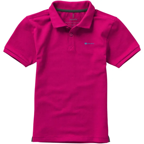 Calgary dječja polo majica kratkih rukava - Elevate Magenta