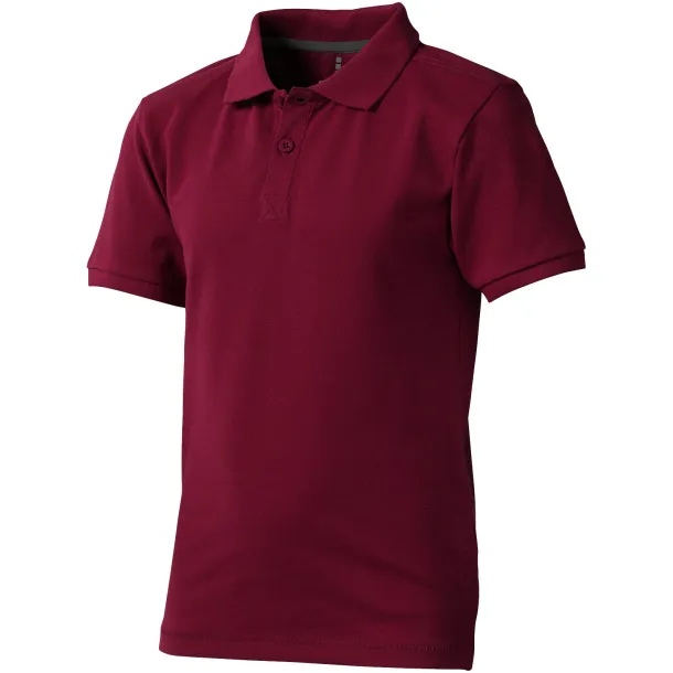 Calgary dječja polo majica kratkih rukava - Elevate Bordo