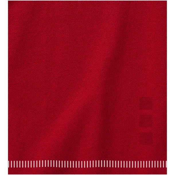 Calgary short sleeve kids polo - Elevate Red White