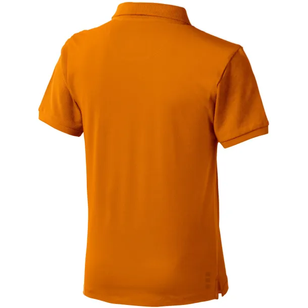 Calgary short sleeve kids polo - Elevate Orange