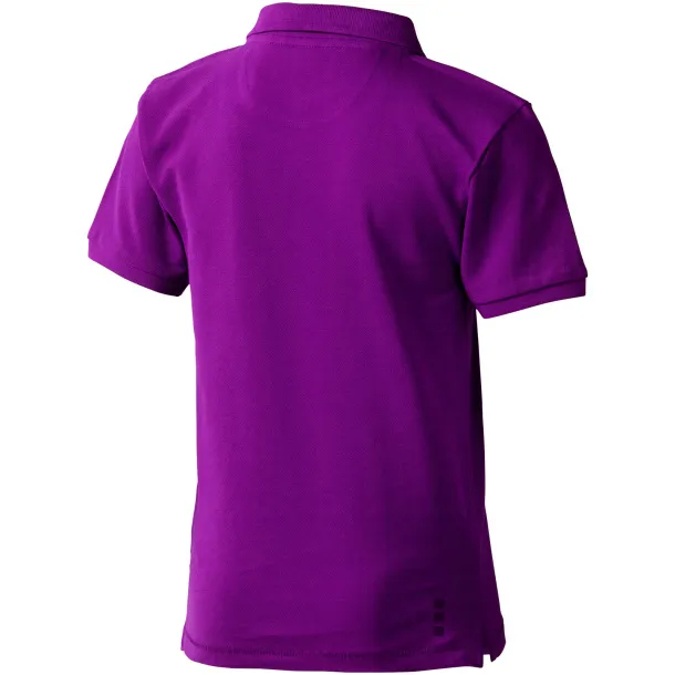 Calgary dječja polo majica kratkih rukava - Elevate Plum