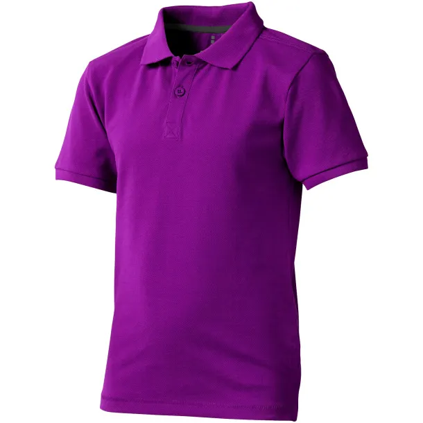 Calgary dječja polo majica kratkih rukava - Elevate Plum