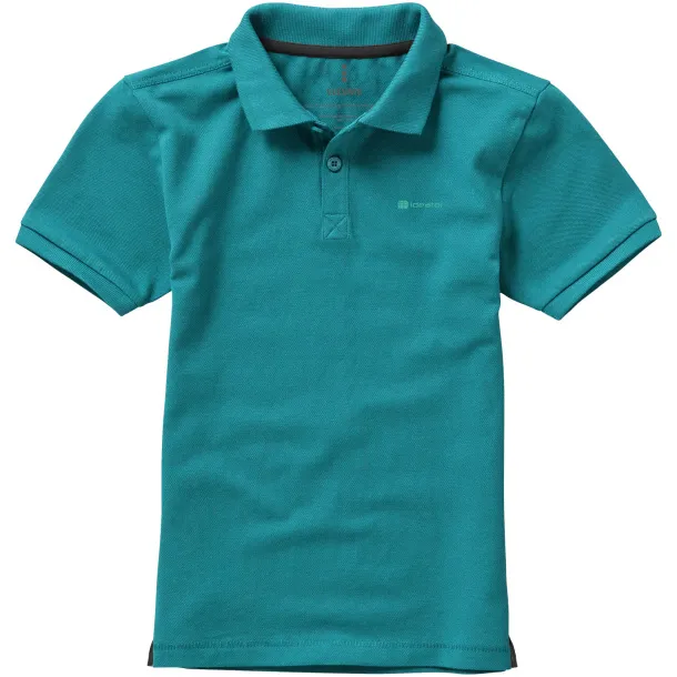 Calgary dječja polo majica kratkih rukava - Elevate Aqua
