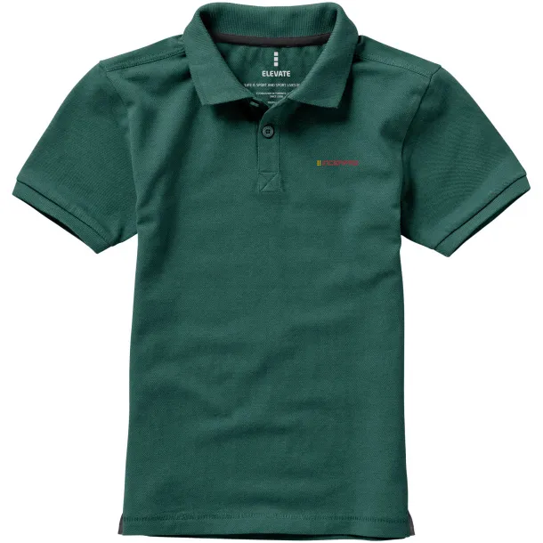 Calgary dječja polo majica kratkih rukava - Elevate Forest green