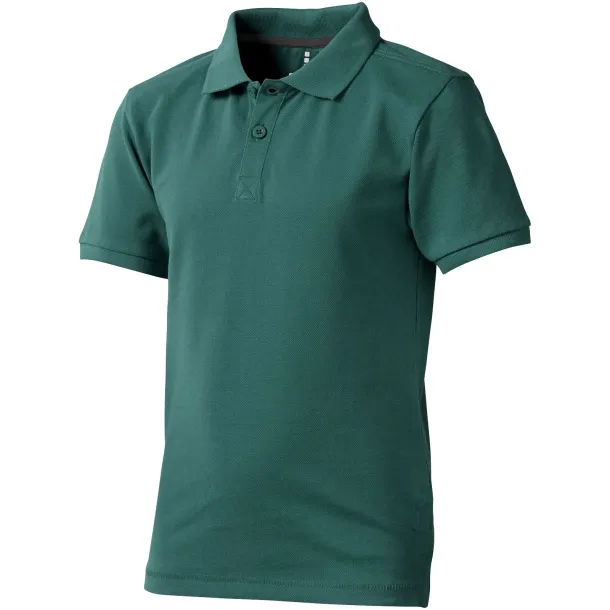 Calgary dječja polo majica kratkih rukava - Elevate Forest green