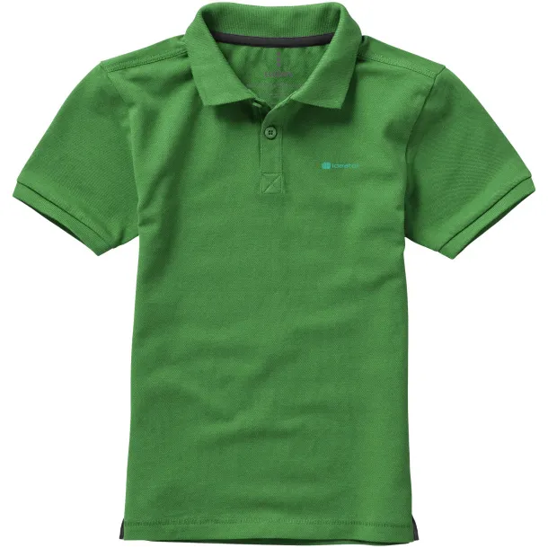 Calgary dječja polo majica kratkih rukava - Elevate Fern green