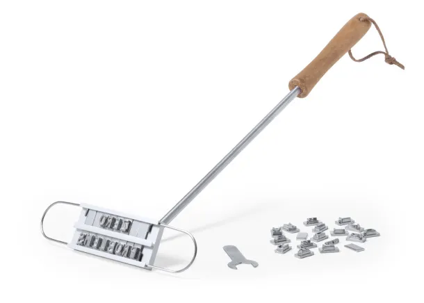Drakar meat branding iron Silver