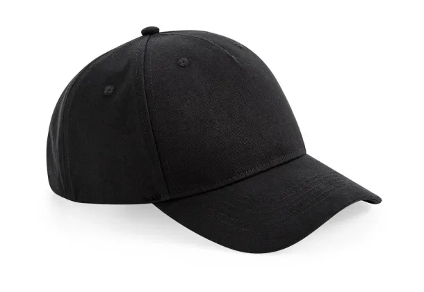  Organic Cotton 5 Panel - Beechfield Black