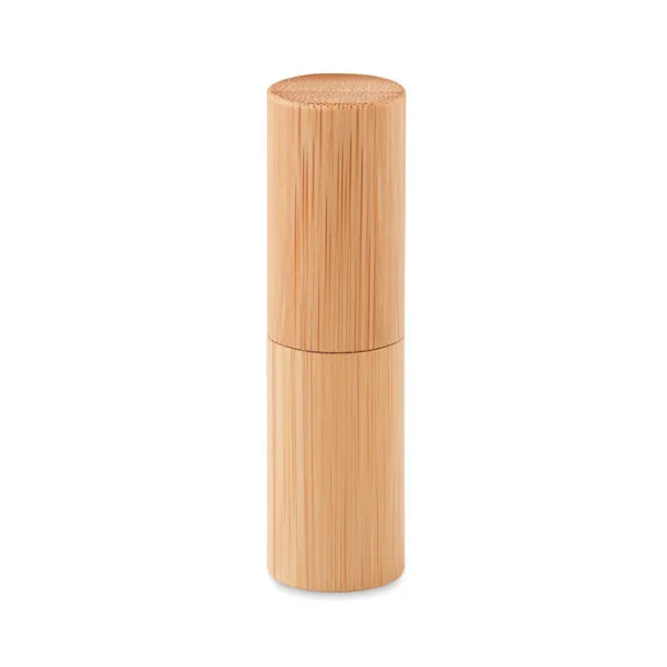 GLOSS LUX Lip balm in bamboo tube box Wood