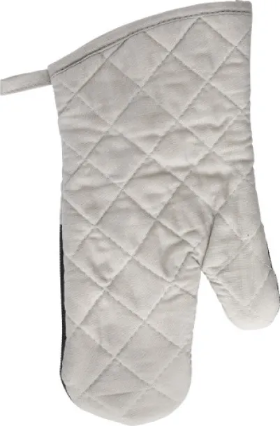 Elsie Cotton oven mittens  grey