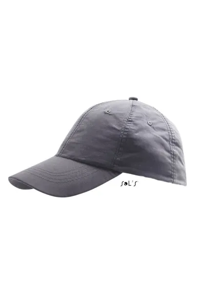  SOL'S METEOR - SIX PANEL CAP - SOL'S Tamno siva