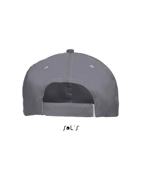  SOL'S METEOR - SIX PANEL CAP - SOL'S Tamno siva