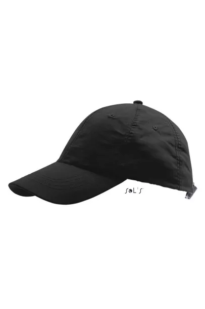  SOL'S METEOR - SIX PANEL CAP - SOL'S Black
