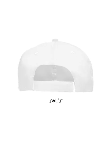  SOL'S METEOR - SIX PANEL CAP - SOL'S White