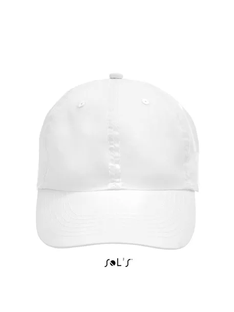  SOL'S METEOR - SIX PANEL CAP - SOL'S White