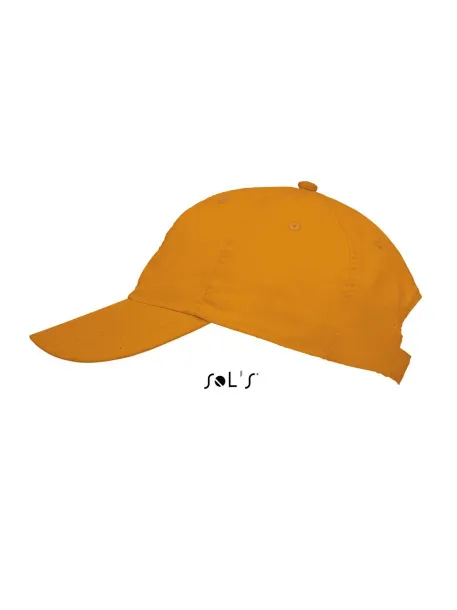  SOL'S METEOR - SIX PANEL CAP - SOL'S Neon Orange