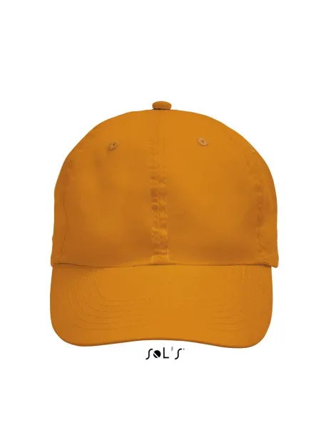  SOL'S METEOR - SIX PANEL CAP - SOL'S Neon Orange