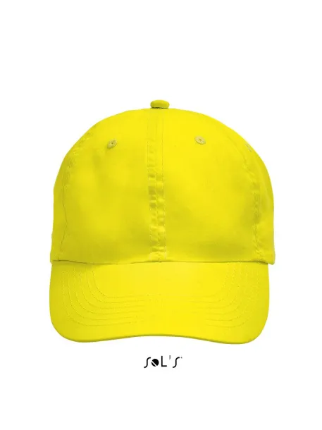  SOL'S METEOR - SIX PANEL CAP - SOL'S Neon yellow