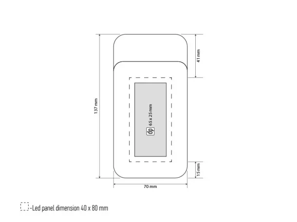 LUX prijenosna baterija - PIXO Crna