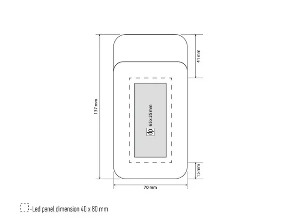 LUX prijenosna baterija - PIXO Crna