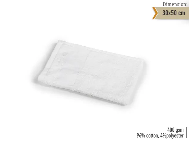 WELLNESS 30 towel 30 x 50 cm - EXPLODE White