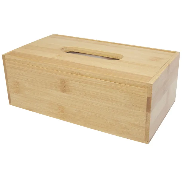 Inan bamboo tissue box holder Natural