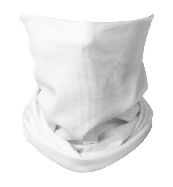 CreaScarf custom multi-purpose scarf White