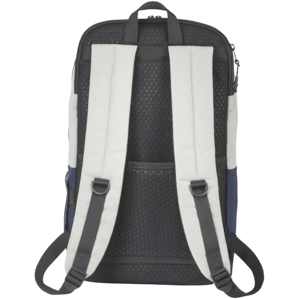 Cason 15" laptop backpack Navy Light grey