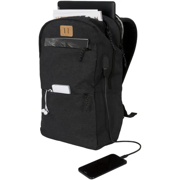 Cason 15" laptop backpack Charcoal