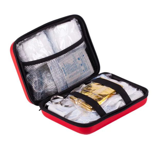 CAR SAFE first aid kit for car Red