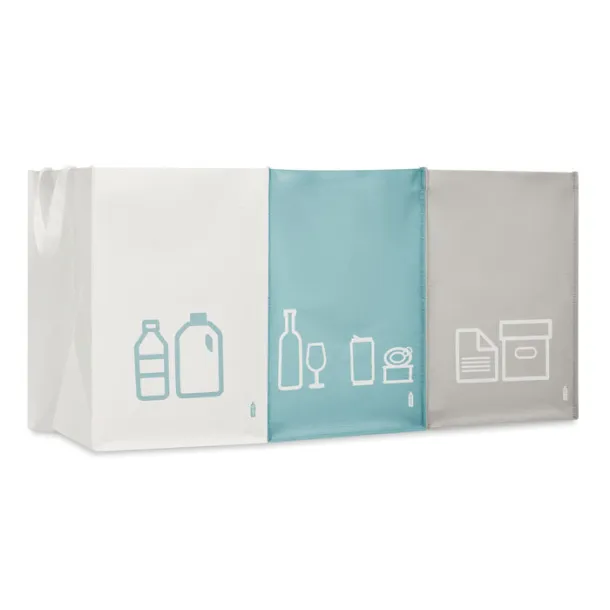 THREE BIN RPET Nonwoven recycling bags Multicolour