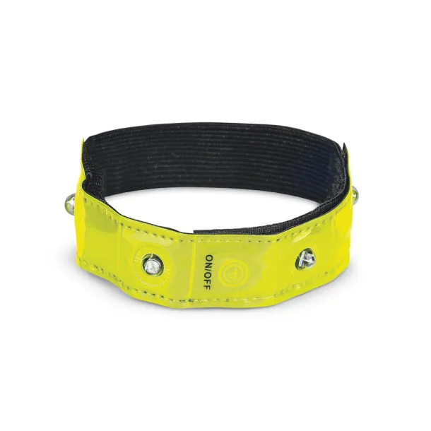 VISIBLE Reflective armband Yellow