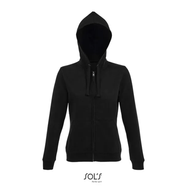  SOL'S SPIKE WOMEN - ZIP HOODIE - SOL'S Black