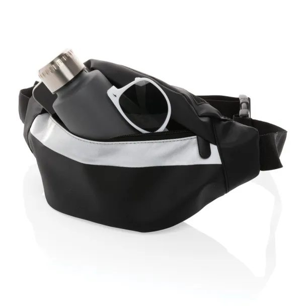  PU high visibility bumbag Black