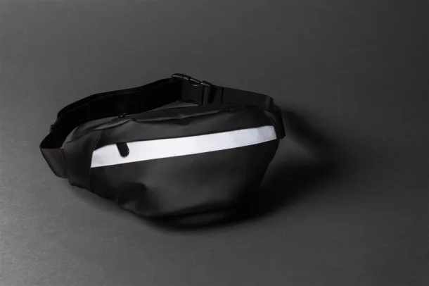  PU high visibility bumbag Black