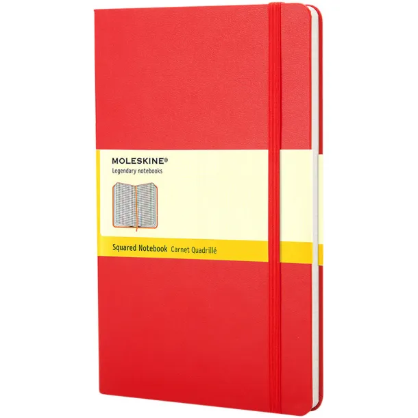 Moleskine Classic PK hard cover notebook - squared - Moleskine Scarlet red