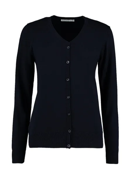  Women's Classic Fit Arundel V Neck Cardigan - Kustom Kit Navy