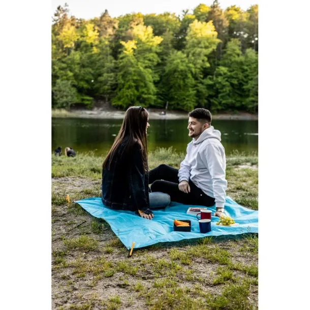  Water-resistant beach mat, foldable blue