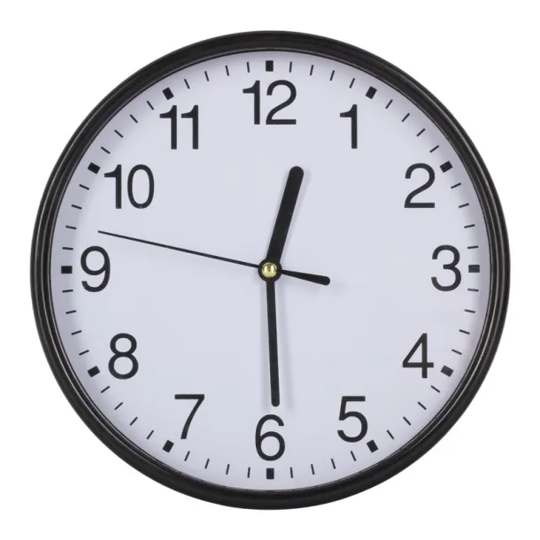  Wall clock Crna