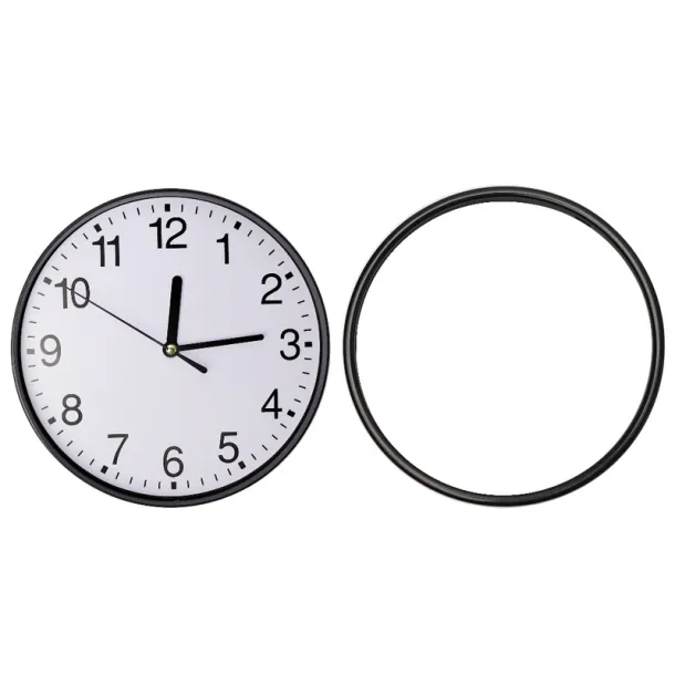  Wall clock Crna