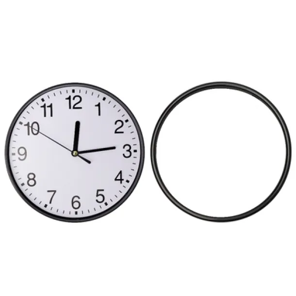  Wall clock Crna