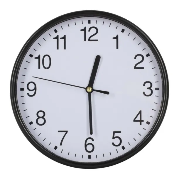  Wall clock Crna