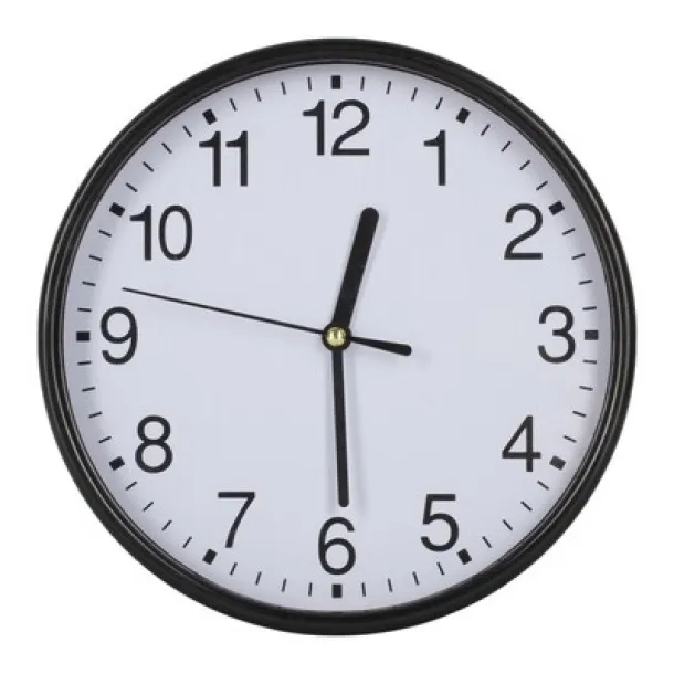  Wall clock Crna
