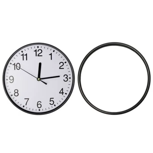  Wall clock Crna