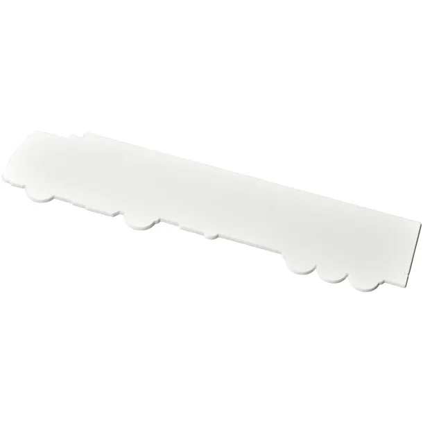 Larry 24 cm lorry shaped plastic ruler - PF Manufactured White
