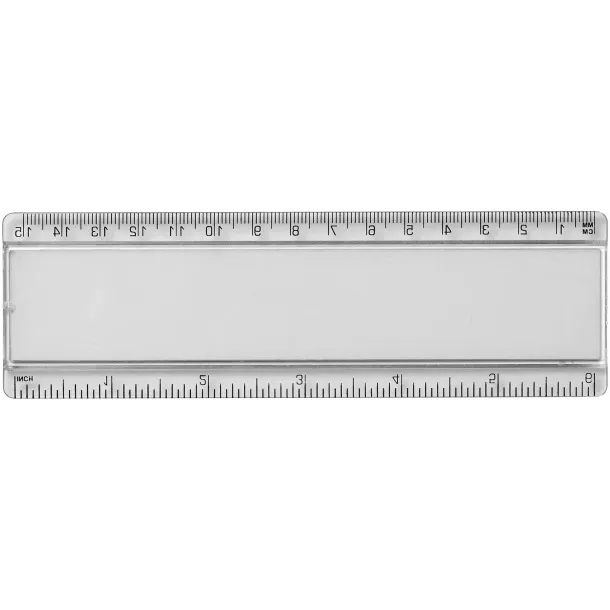 Ellison 15 cm plastic insert ruler - Unbranded White