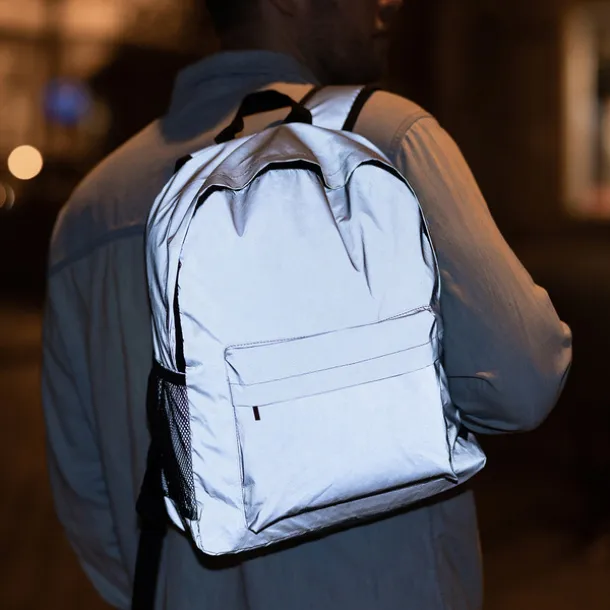 ANTAR reflective laptop backpack Silver