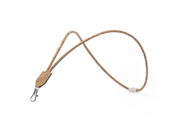 Merul cork lanyard Natural